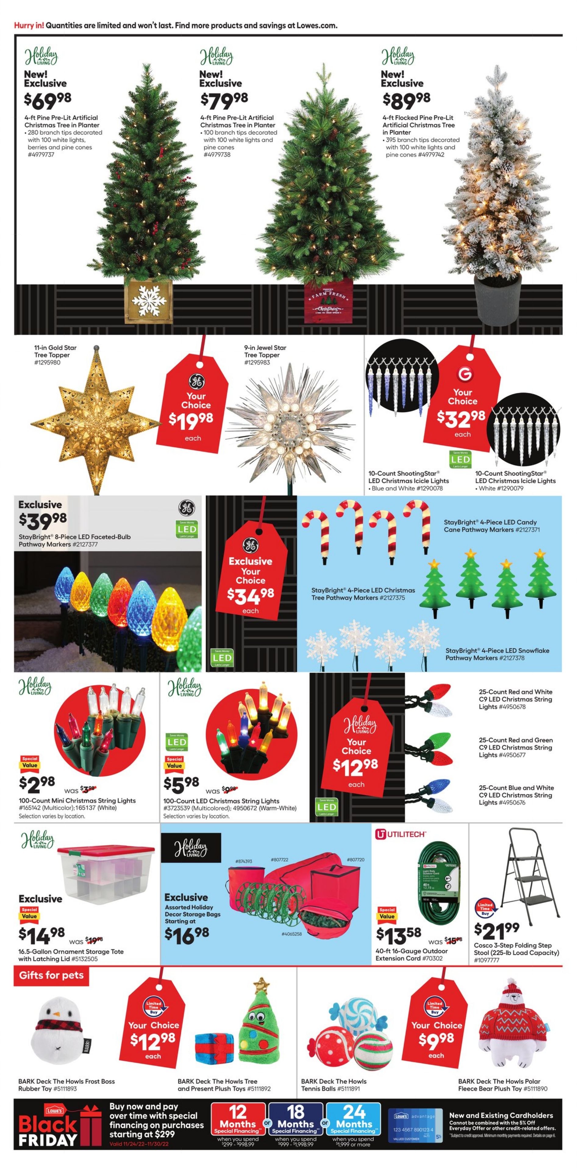 Weekly ad Lowe's 11/24/2022 - 11/30/2022
