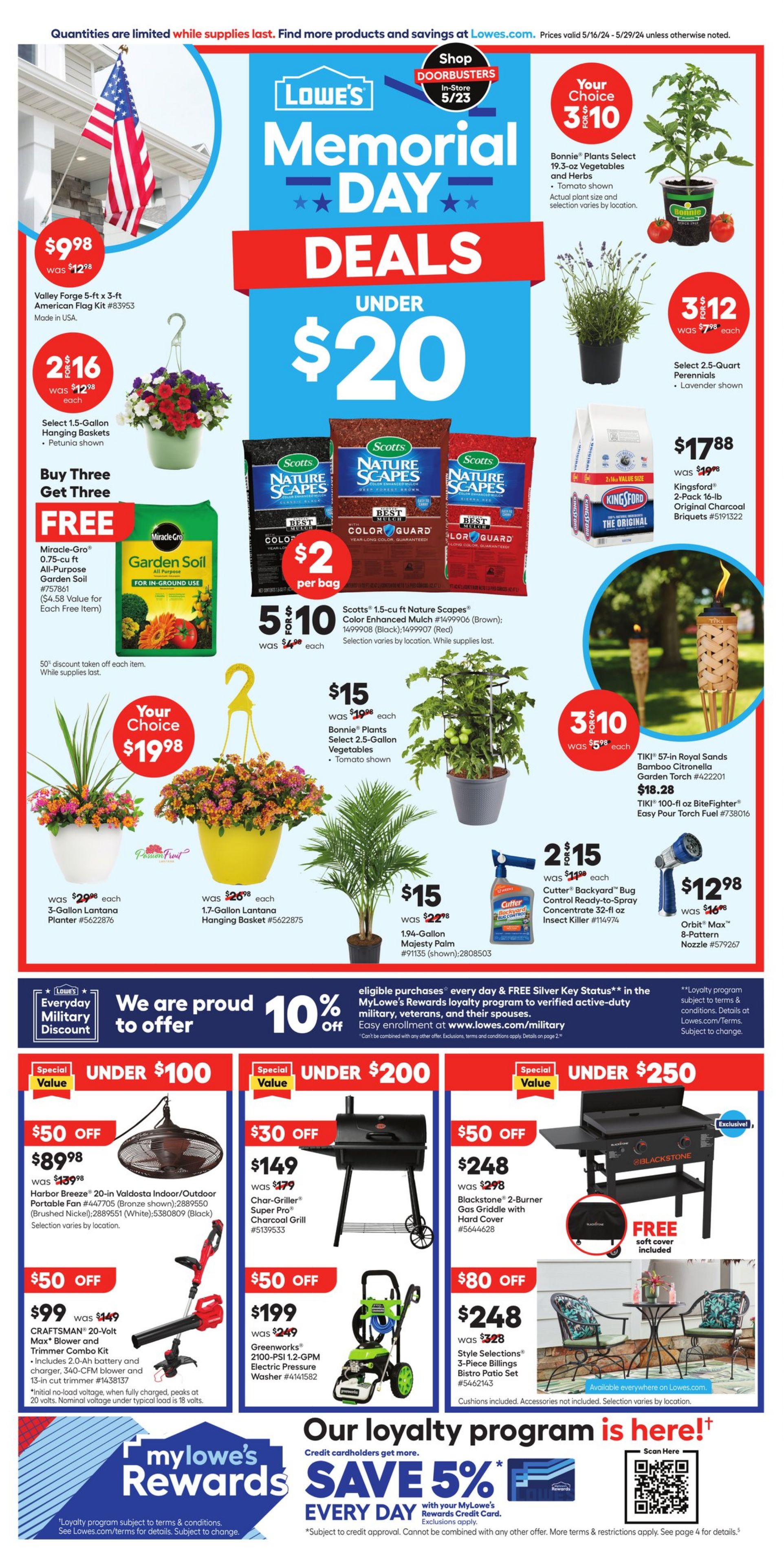 Weekly ad Lowe's - In Store Promotion / DIY May 16, 2024 - May 29, 2024