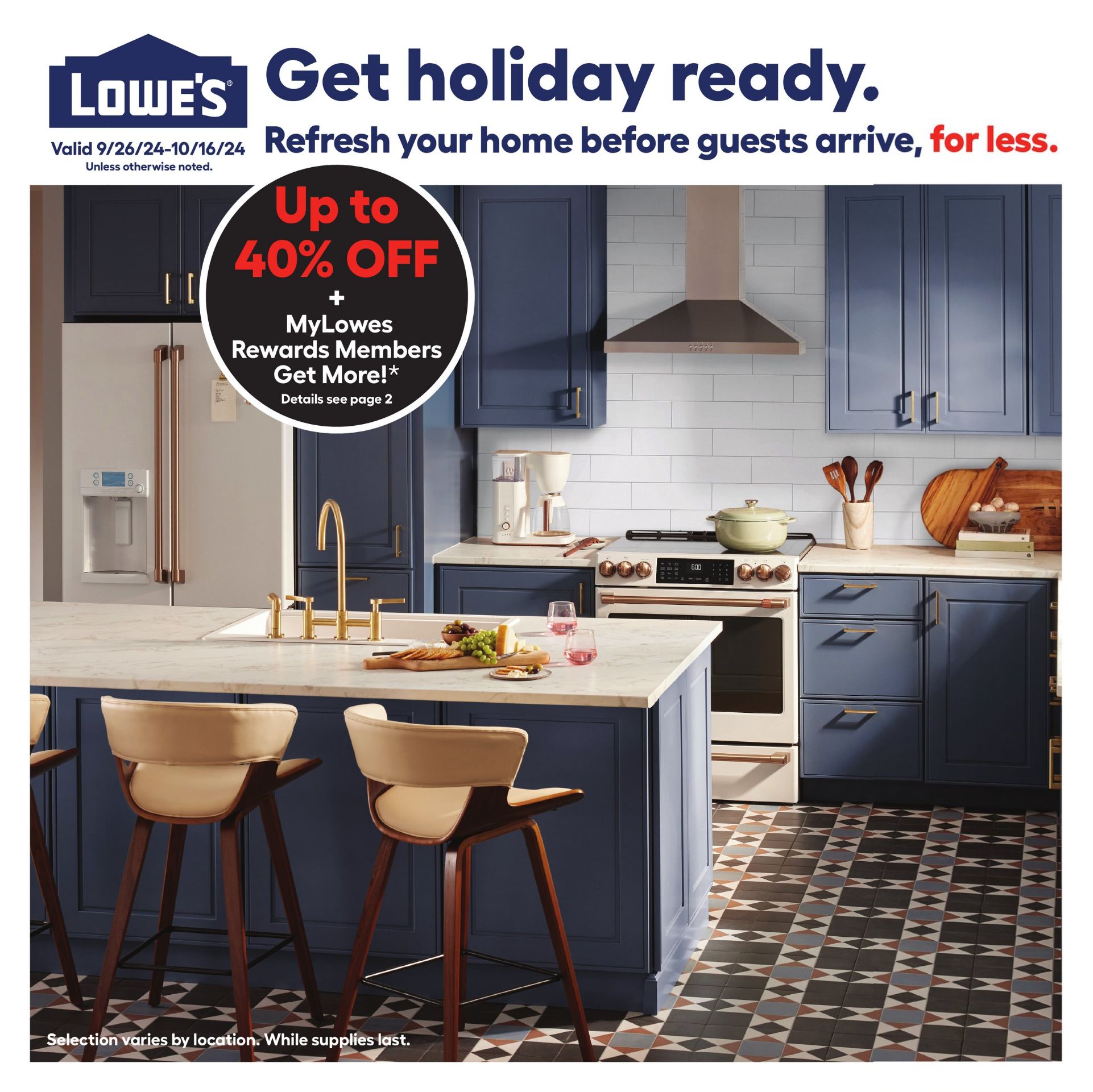 Weekly ad Lowe's 09/26/2024 - 10/16/2024