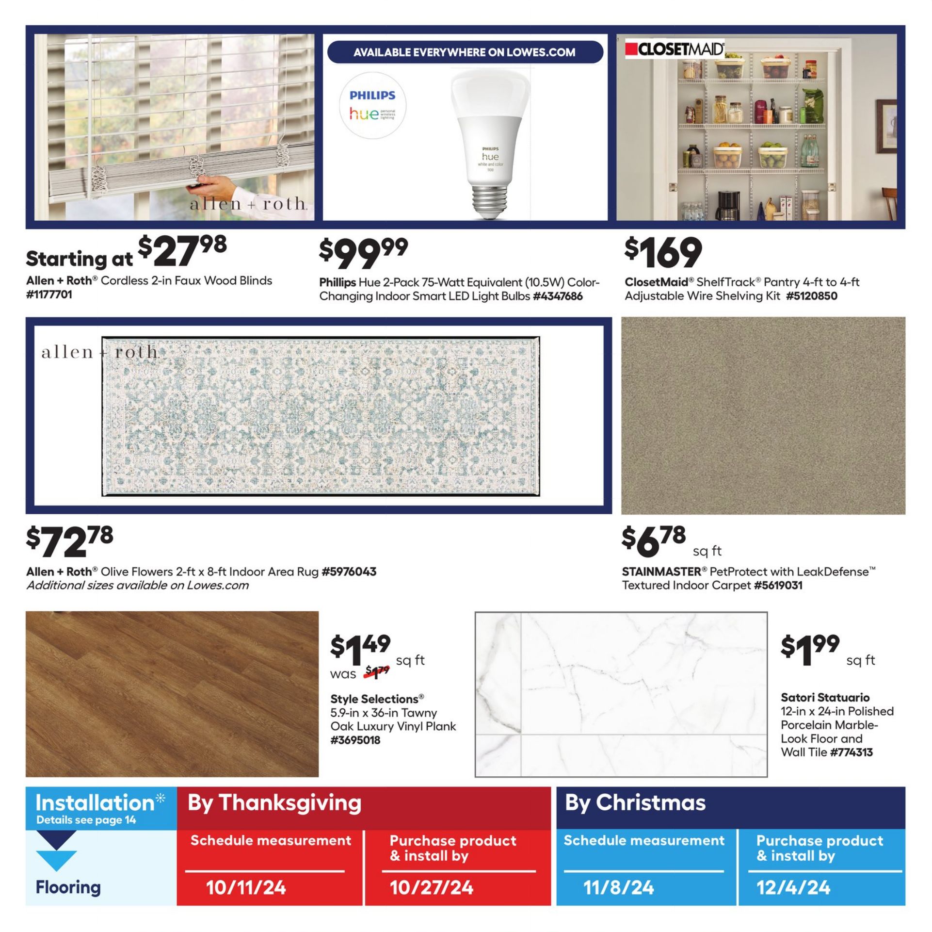 Weekly ad Lowe's 09/26/2024 - 10/16/2024