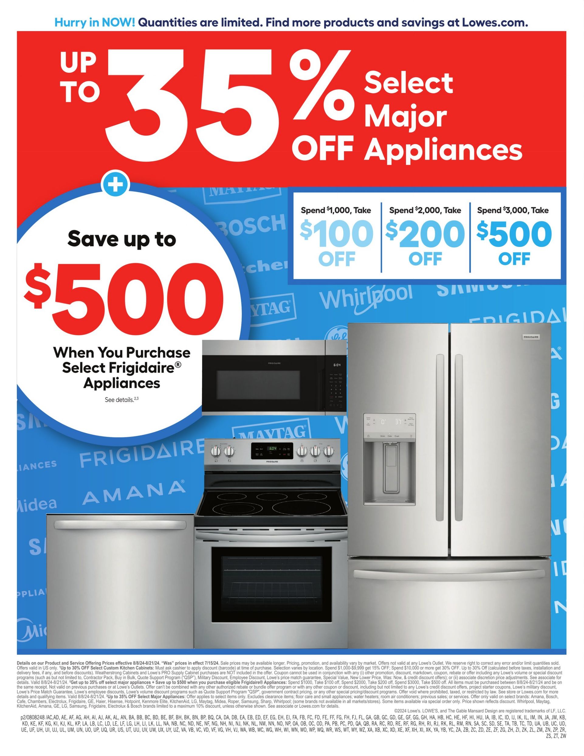 Weekly ad Lowe's 08/08/2024 - 08/21/2024