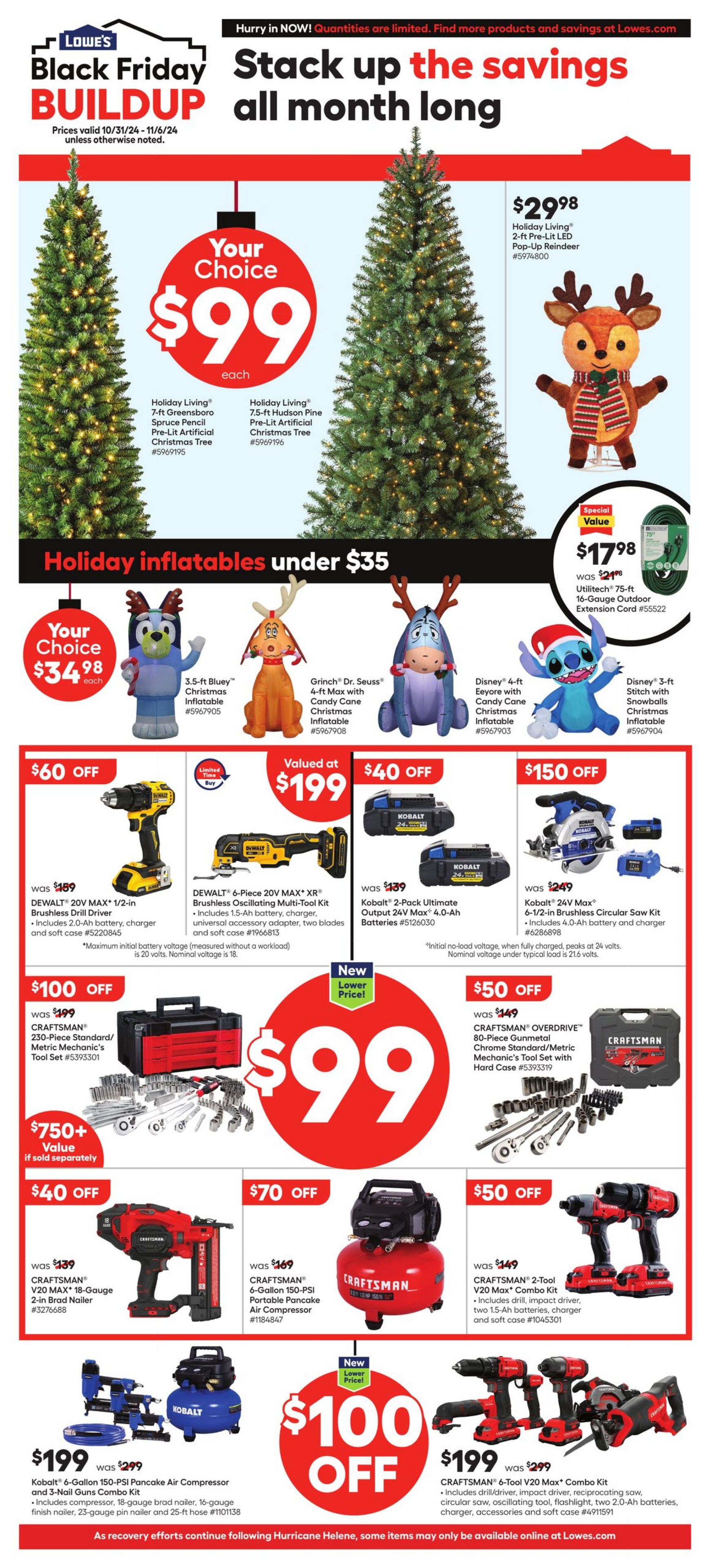 Weekly ad Lowe's 10/31/2024 - 11/06/2024