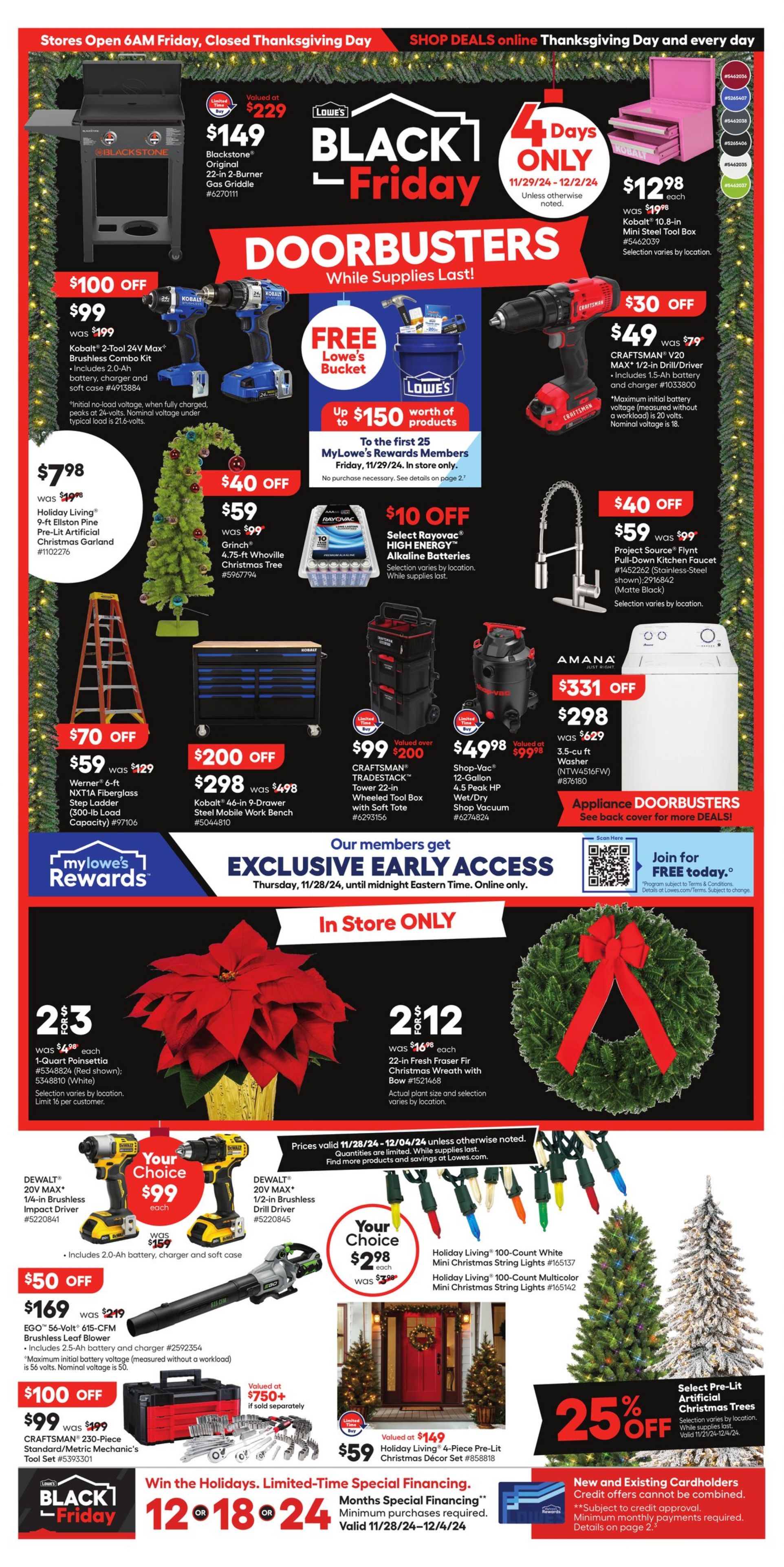 Weekly ad Lowe's 11/28/2024 - 12/04/2024