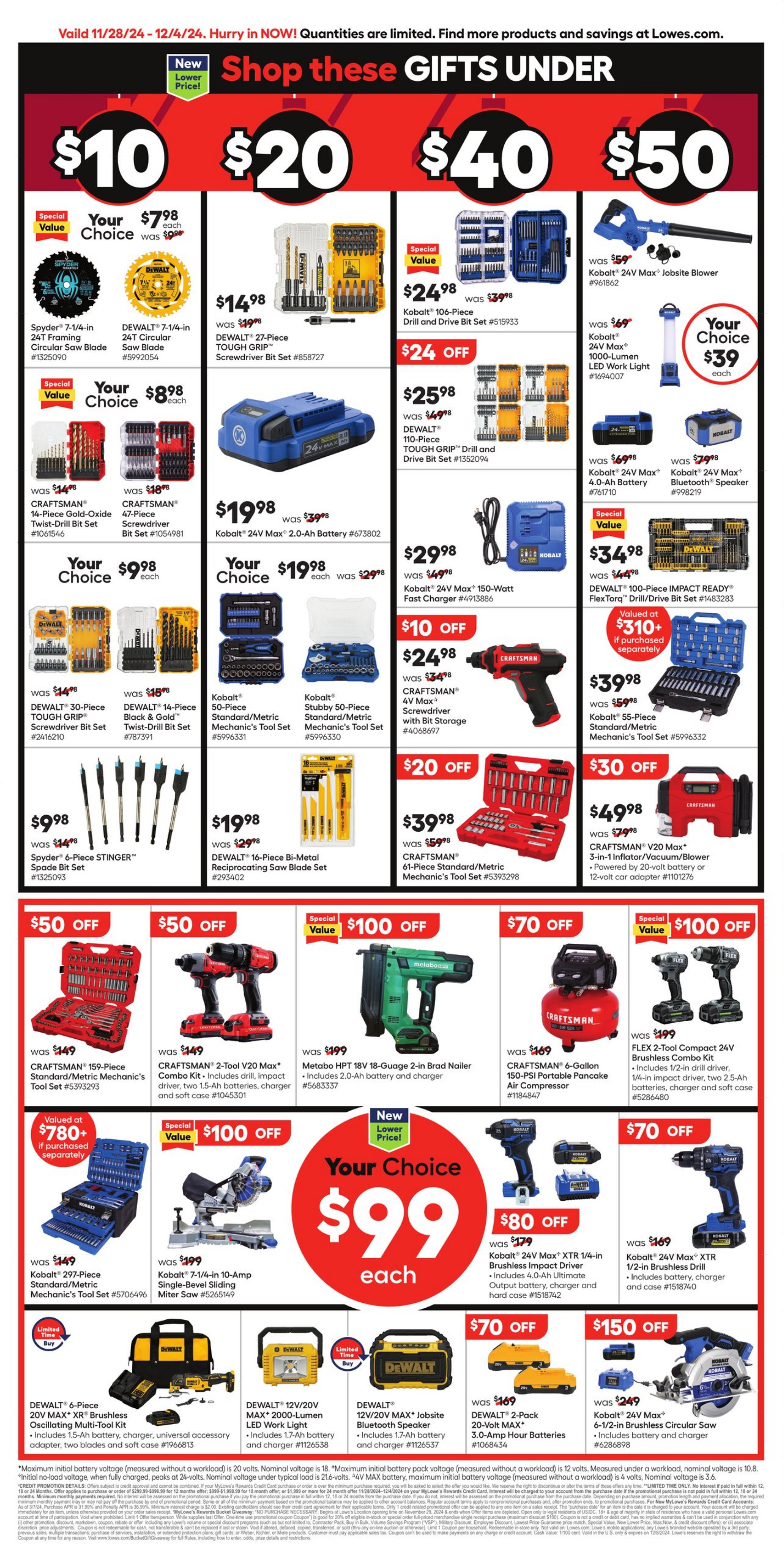 Weekly ad Lowe's 11/28/2024 - 12/04/2024