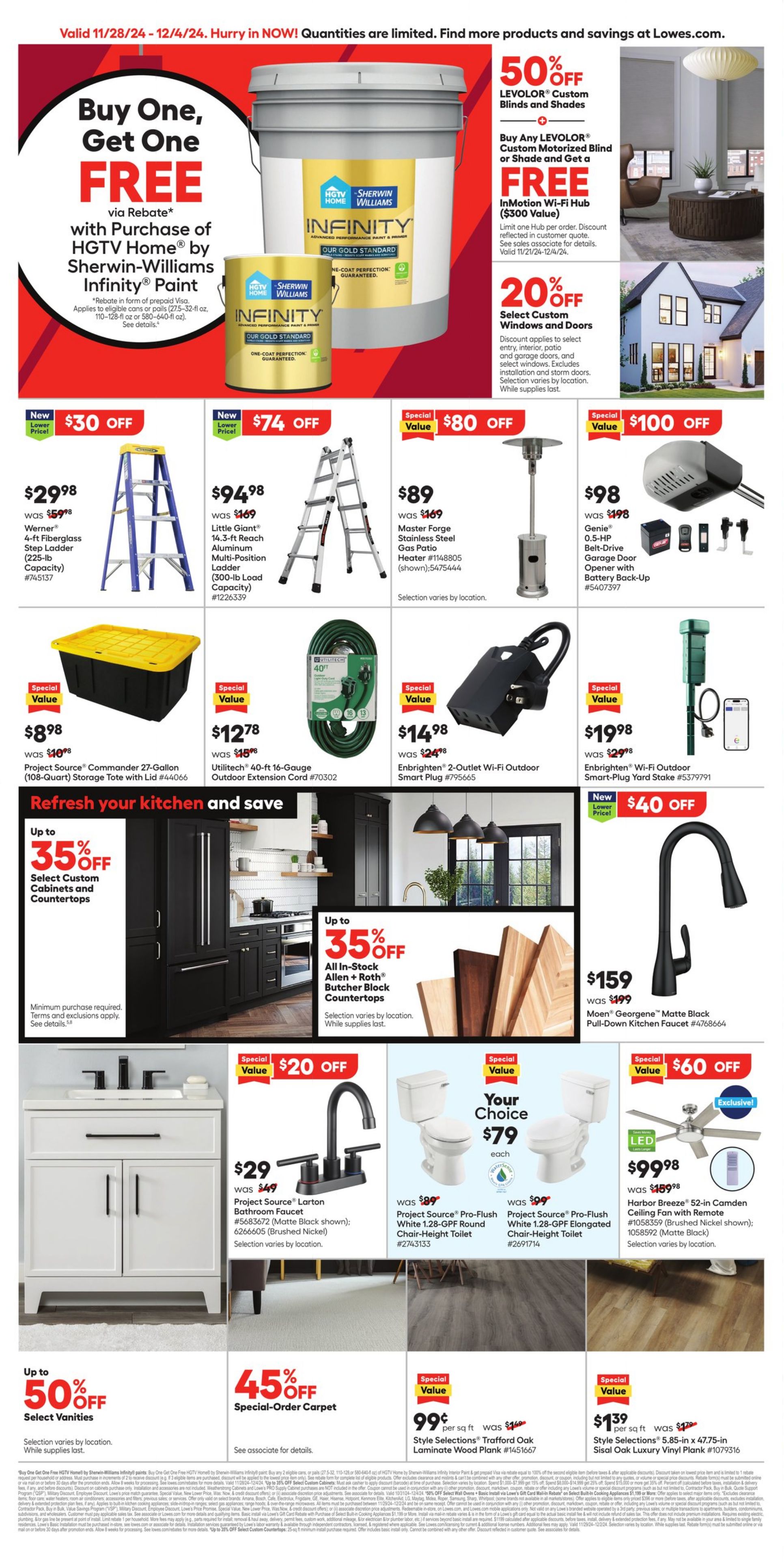 Weekly ad Lowe's 11/28/2024 - 12/04/2024