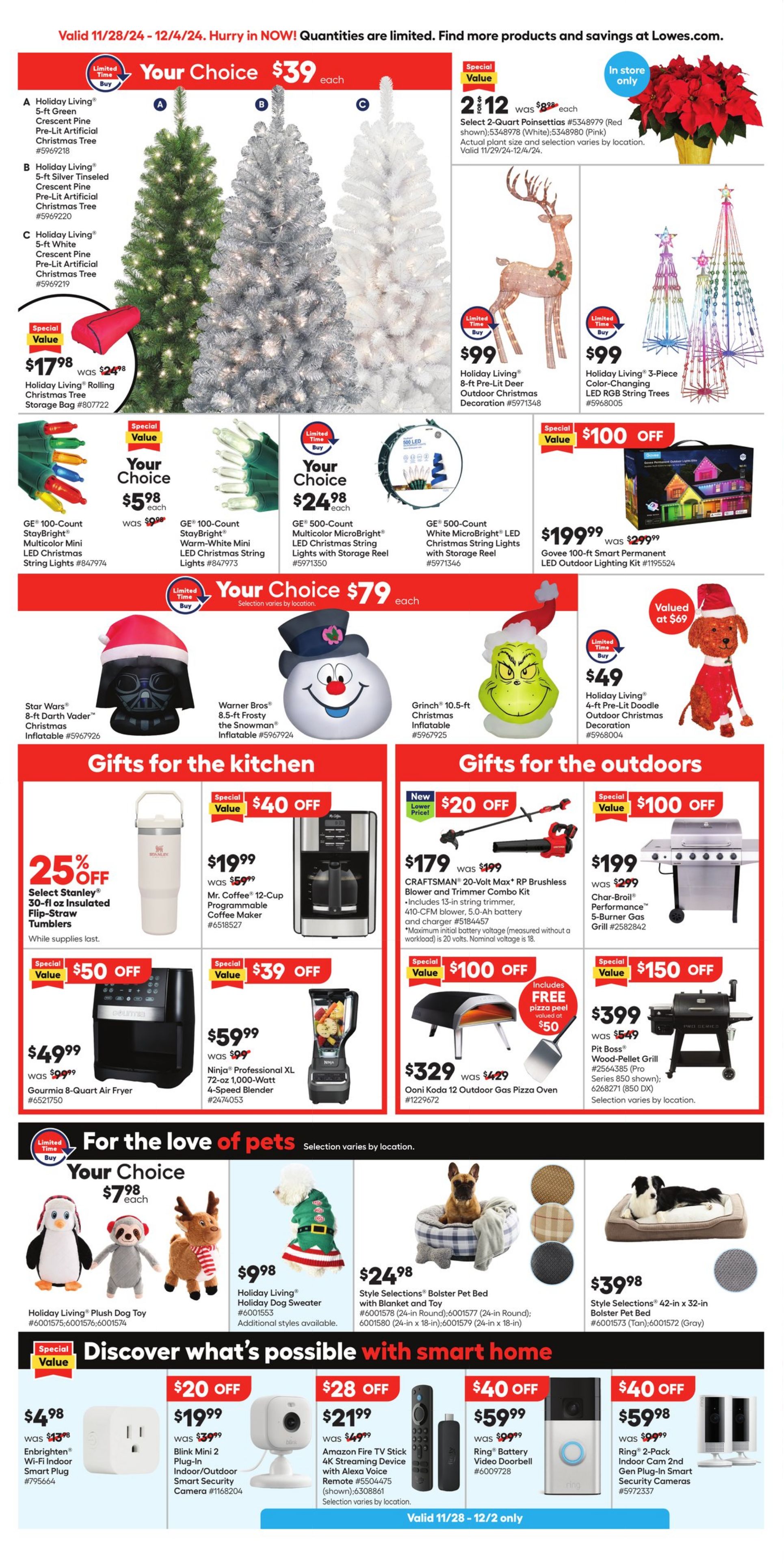 Weekly ad Lowe's 11/28/2024 - 12/04/2024