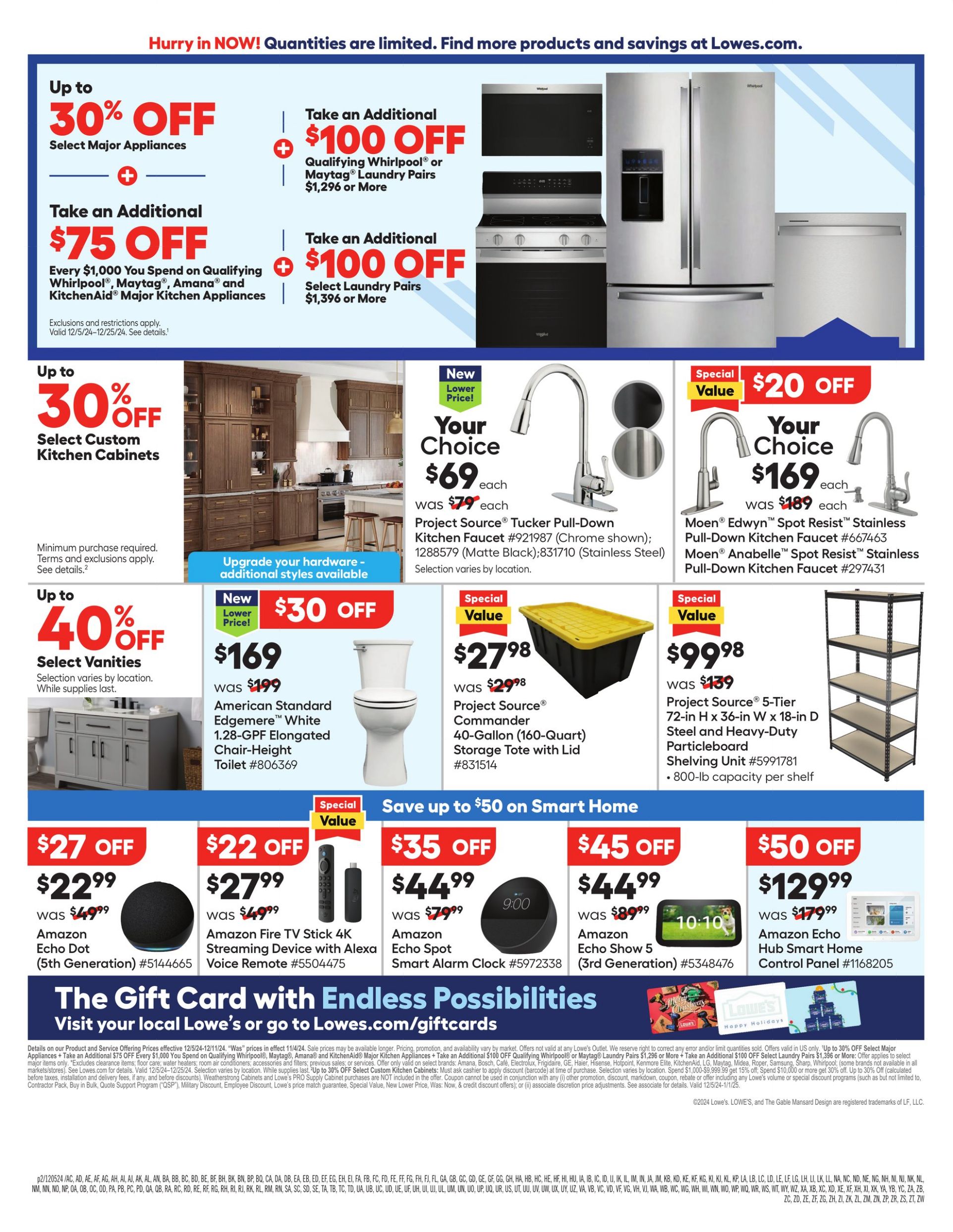 Weekly ad Lowe's 12/05/2024 - 12/11/2024