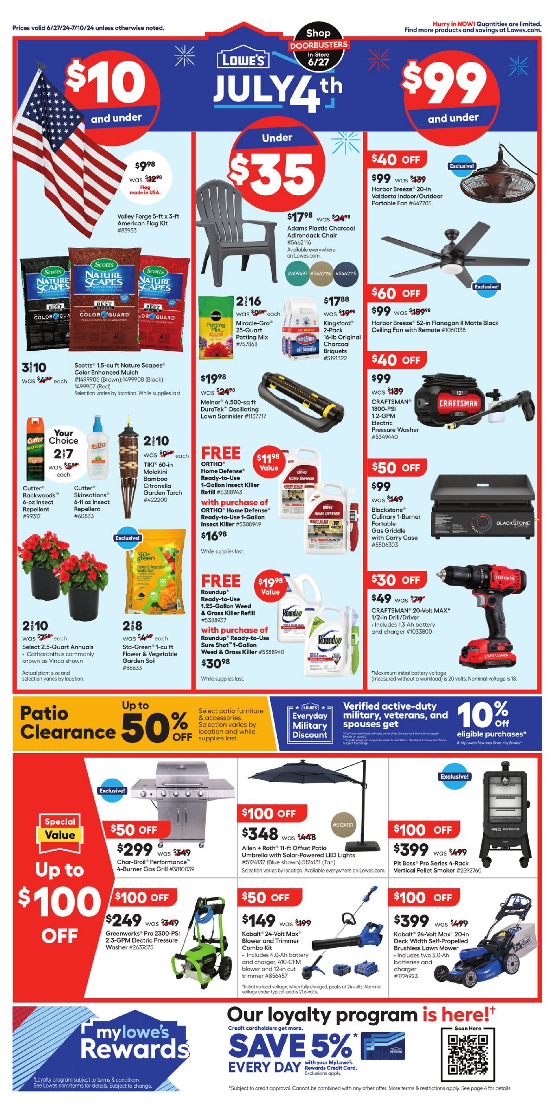 Weekly ad Lowe's - In Store Promotion / DIY Jun 27, 2024 - Jul 10, 2024