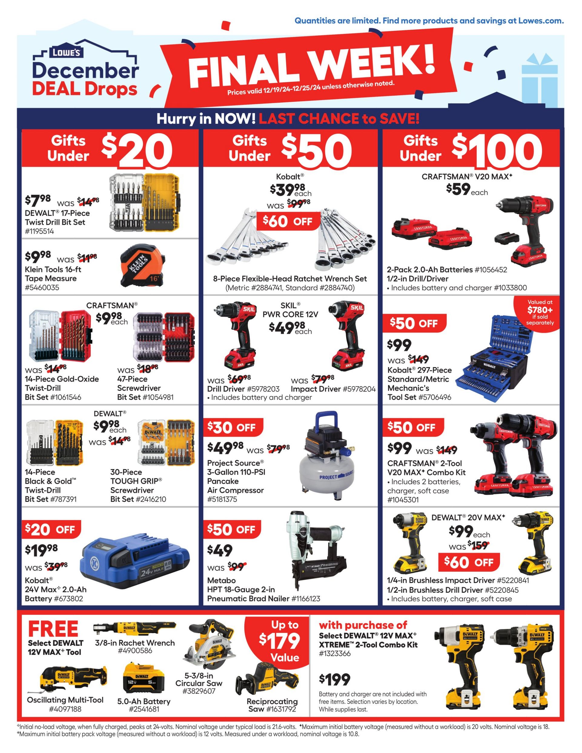 Weekly ad Lowe's 12/19/2024 - 12/25/2024