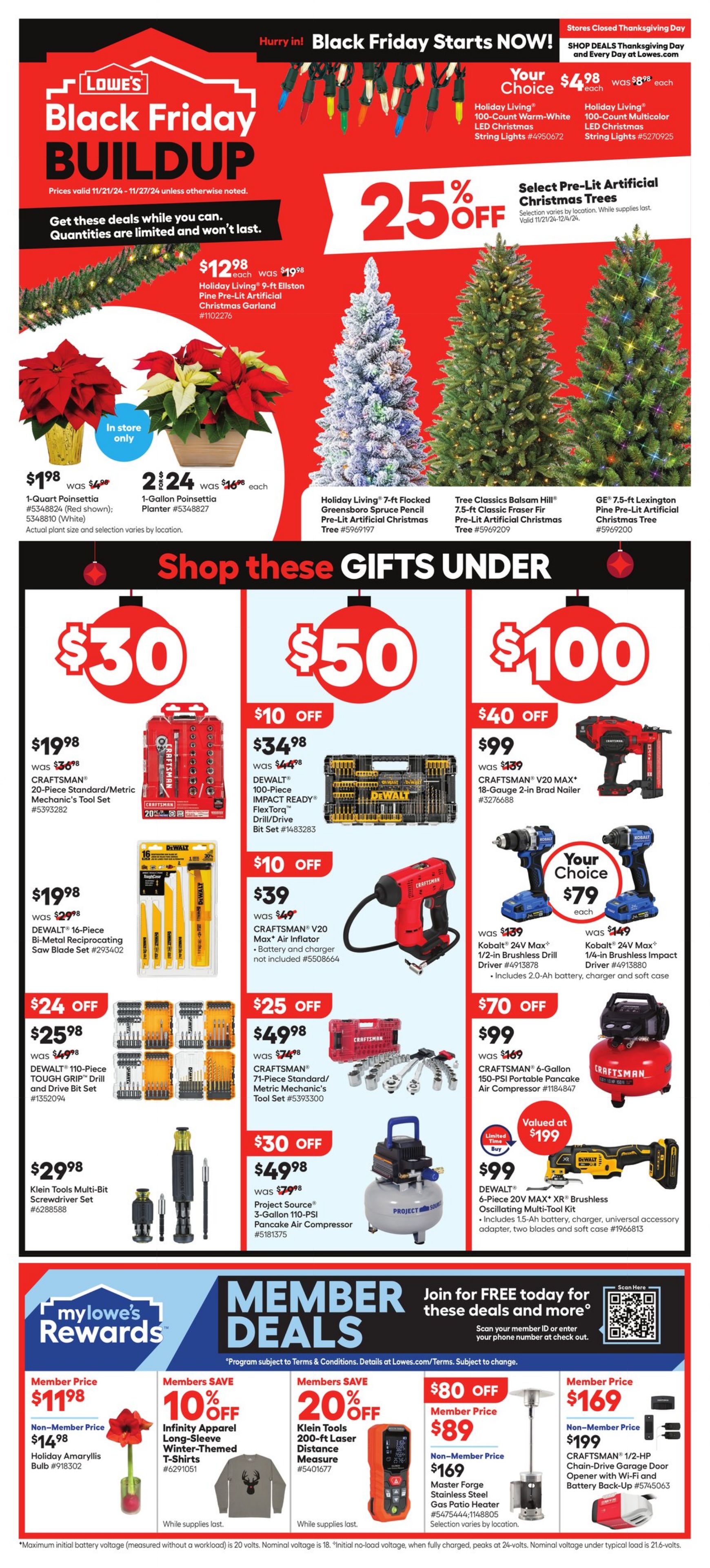 Weekly ad Lowe's - In Store Promotion / DIY Nov 21, 2024 - Nov 27, 2024