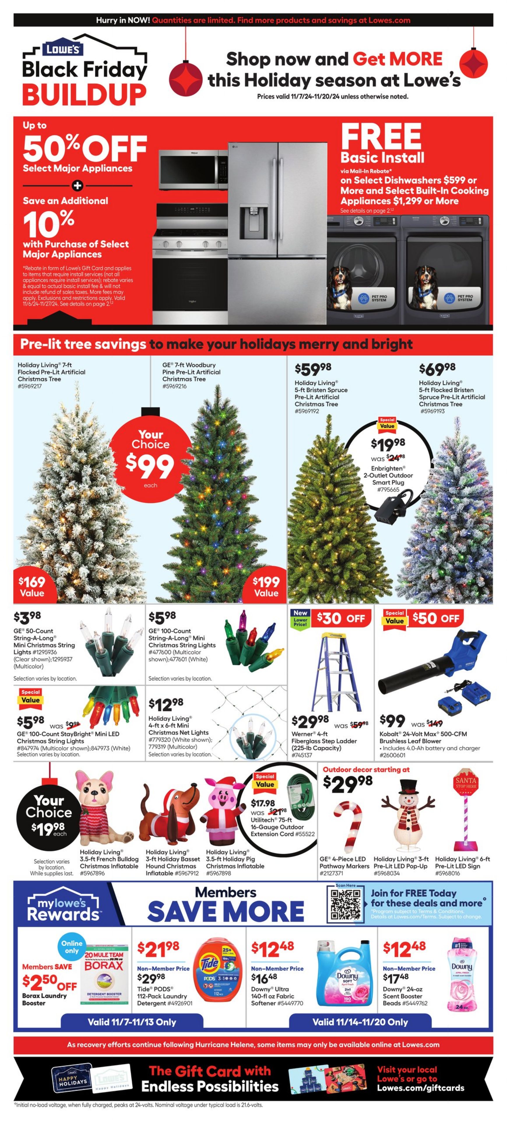 Weekly ad Lowe's - In Store Promotion / DIY Nov 7, 2024 - Nov 20, 2024