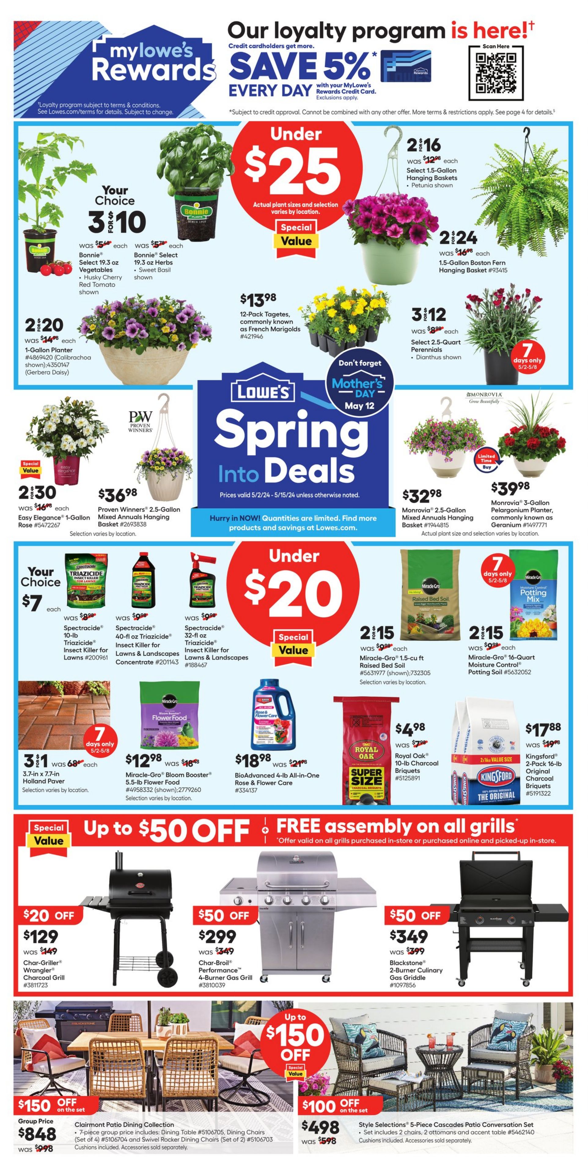 Weekly ad Lowe's - In Store Promotion / DIY May 2, 2024 - May 15, 2024