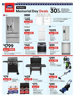 Weekly ad Lowe's 05/29/2025 - 06/04/2025
