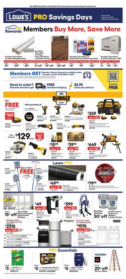 Weekly ad Lowe's 05/28/2026 - 06/10/2026