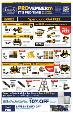 Weekly ad Lowe's 10/26/2023 - 11/22/2023