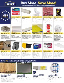 Weekly ad Lowe's 05/01/2023 - 05/07/2023
