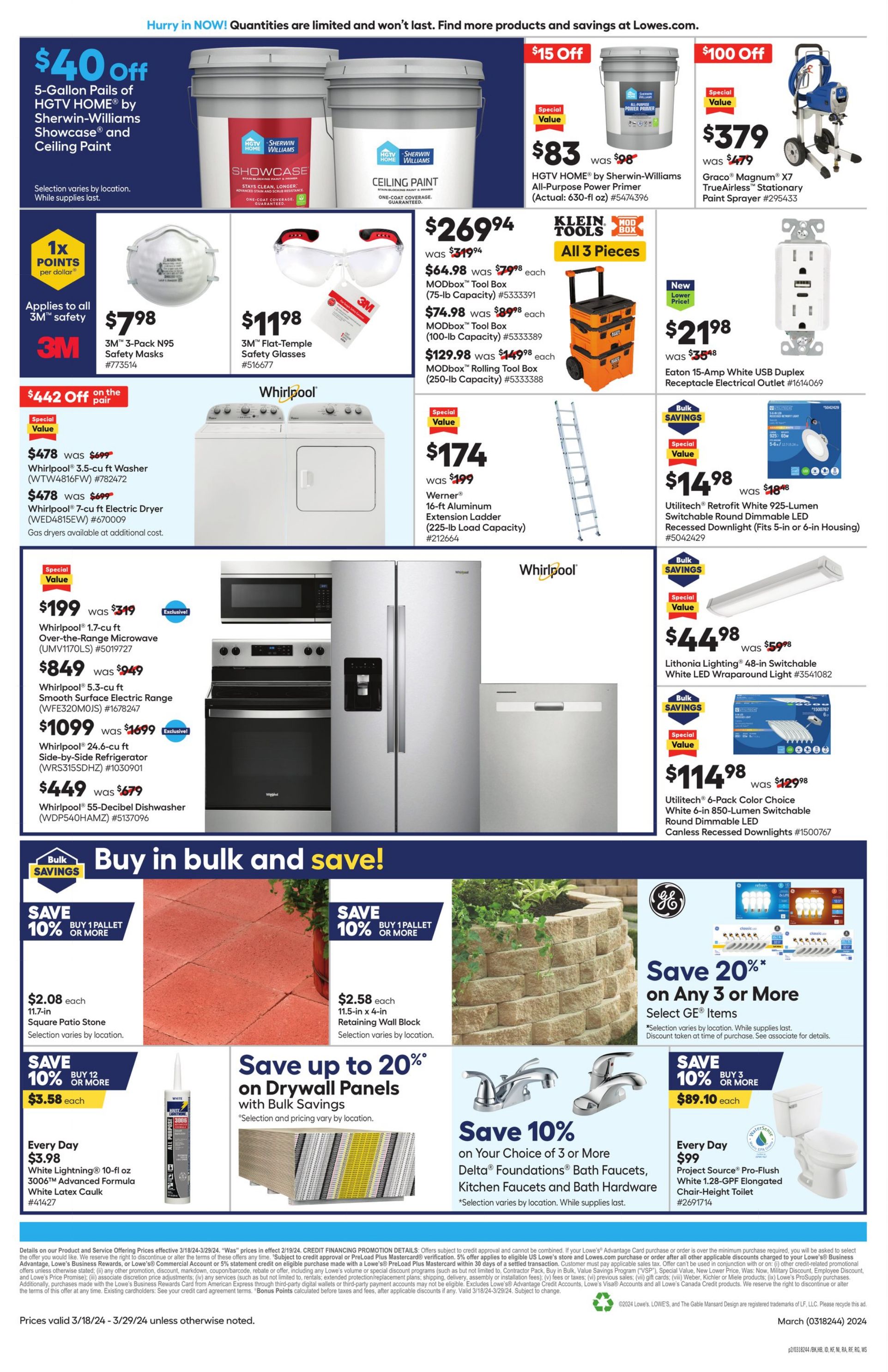 Weekly ad Lowe's 03/18/2024 - 03/29/2024