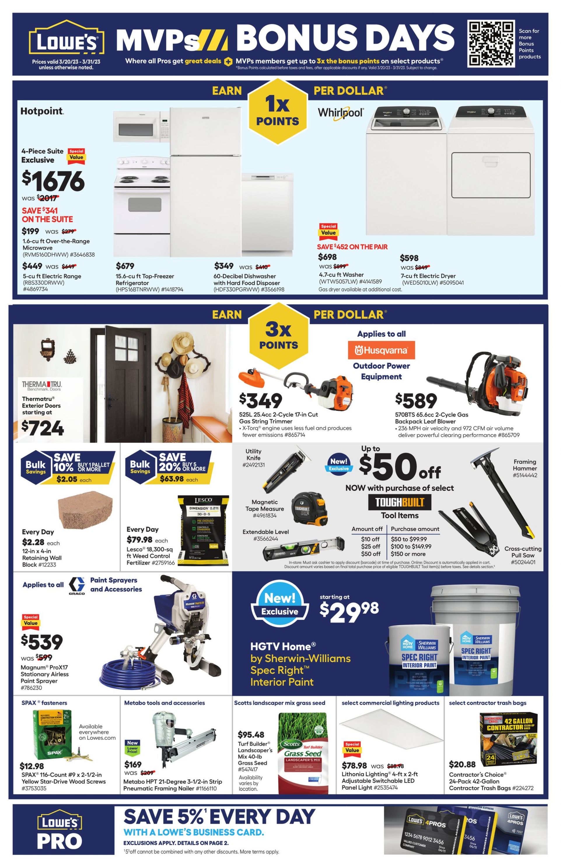 Weekly ad Lowe's 03/20/2023 - 03/31/2023