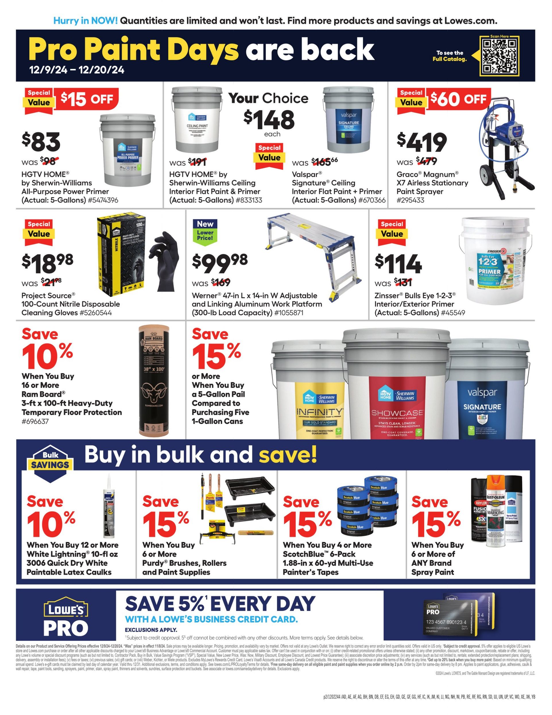 Weekly ad Lowe's 12/09/2024 - 12/20/2024