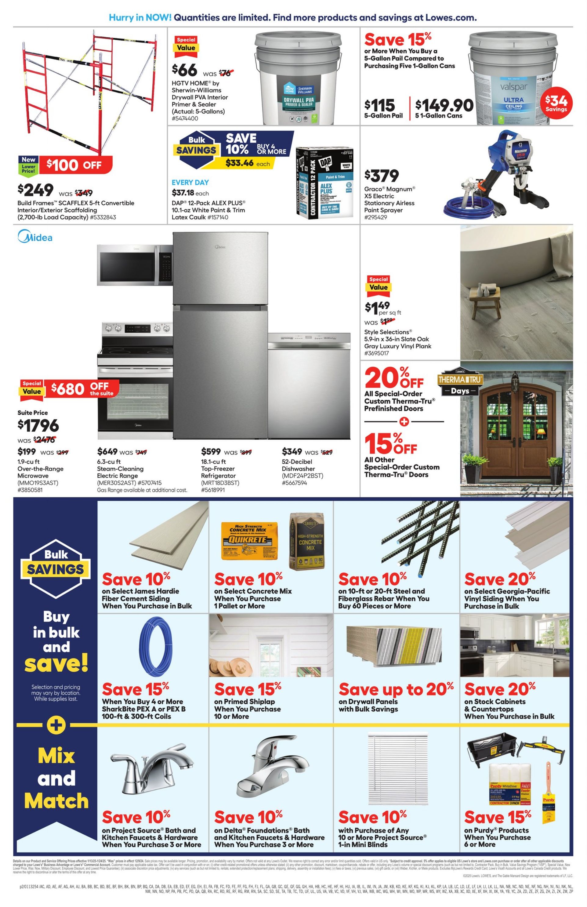 Weekly ad Lowe's 01/13/2025 - 01/24/2025