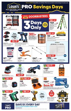 Weekly ad Lowe's 09/22/2022 - 09/28/2022