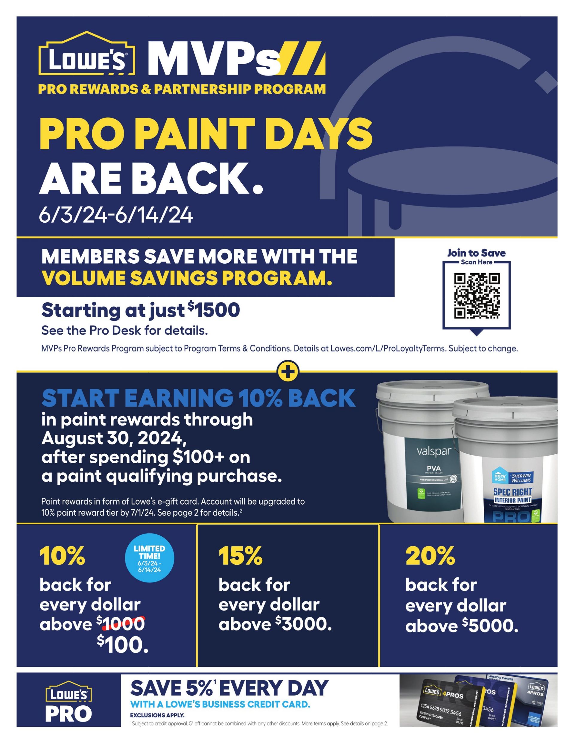 Weekly ad Lowe's - Pro Ad Jun 3, 2024 - Jun 14, 2024