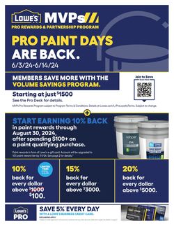 Weekly ad Lowe's 06/03/2024 - 06/14/2024