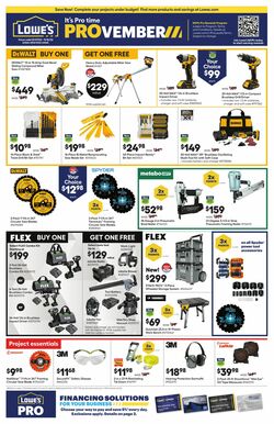 Weekly ad Lowe's 10/27/2022-11/16/2022