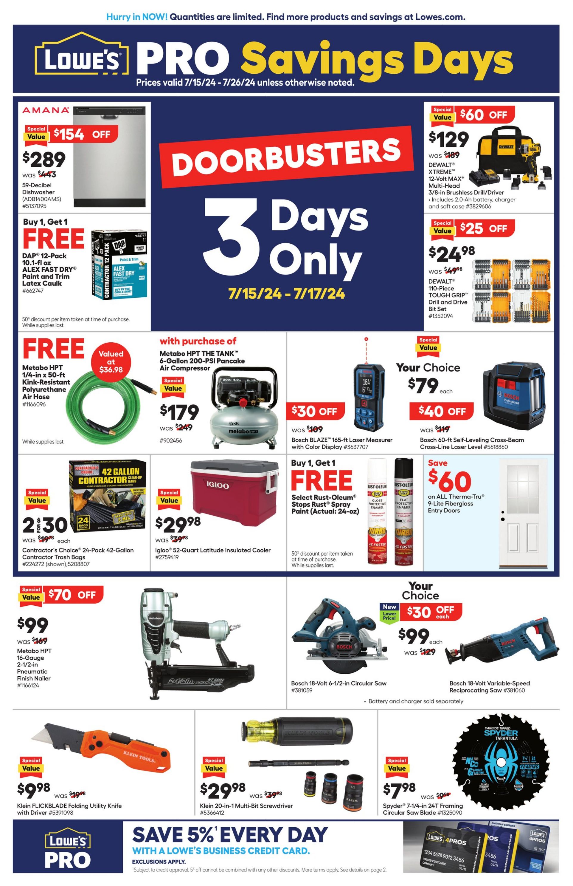 Weekly ad Lowe's 07/15/2024 - 07/26/2024