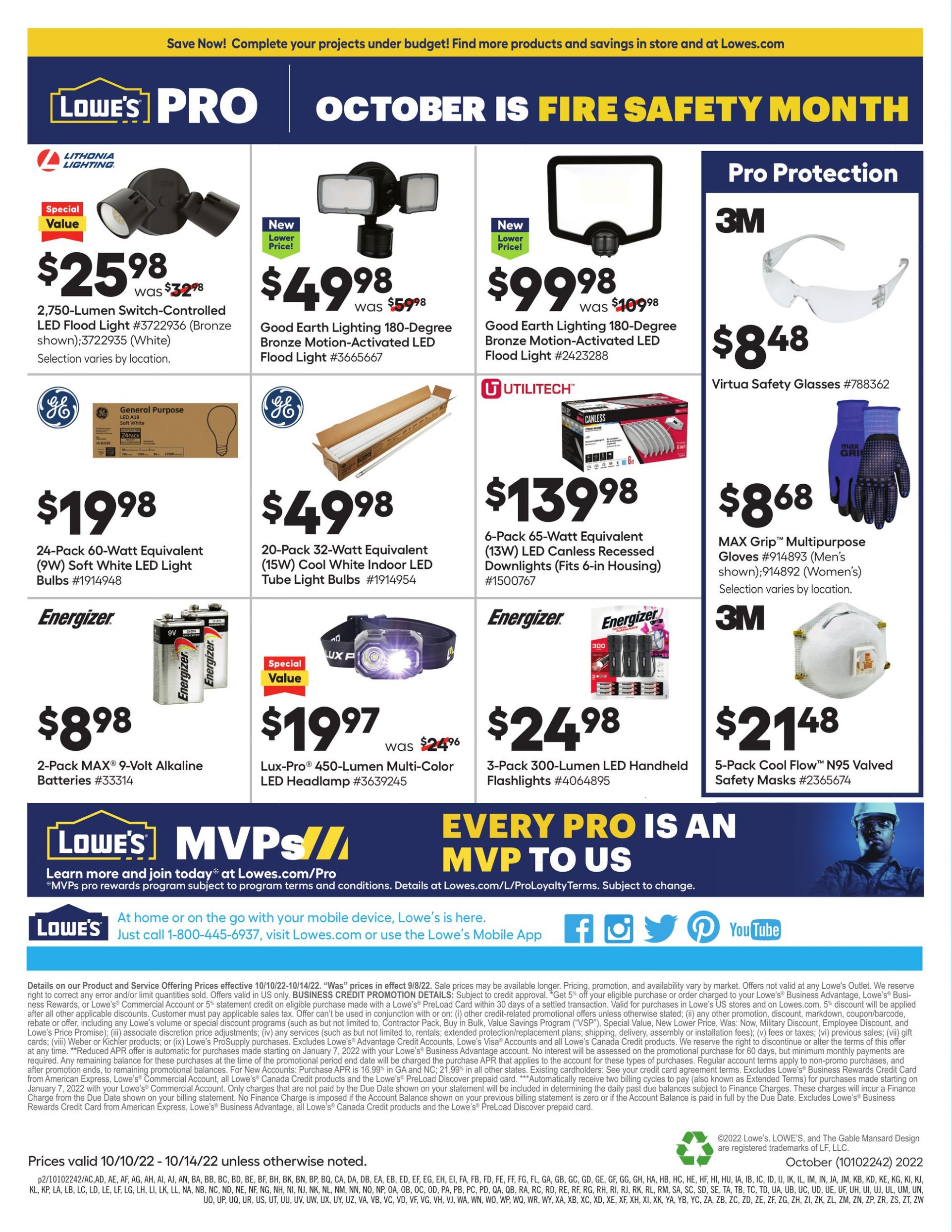 Weekly ad Lowe's 10/10/2022 - 10/14/2022