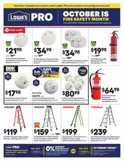 Weekly ad Lowe's 10/10/2022 - 10/14/2022