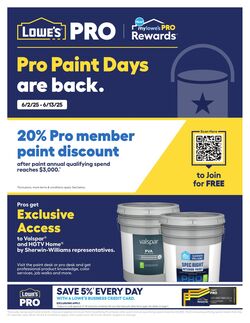 Weekly ad Lowe's 06/02/2025 - 06/13/2025