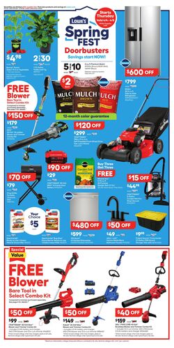 Weekly ad Lowe's 08/25/2022 - 08/31/2022