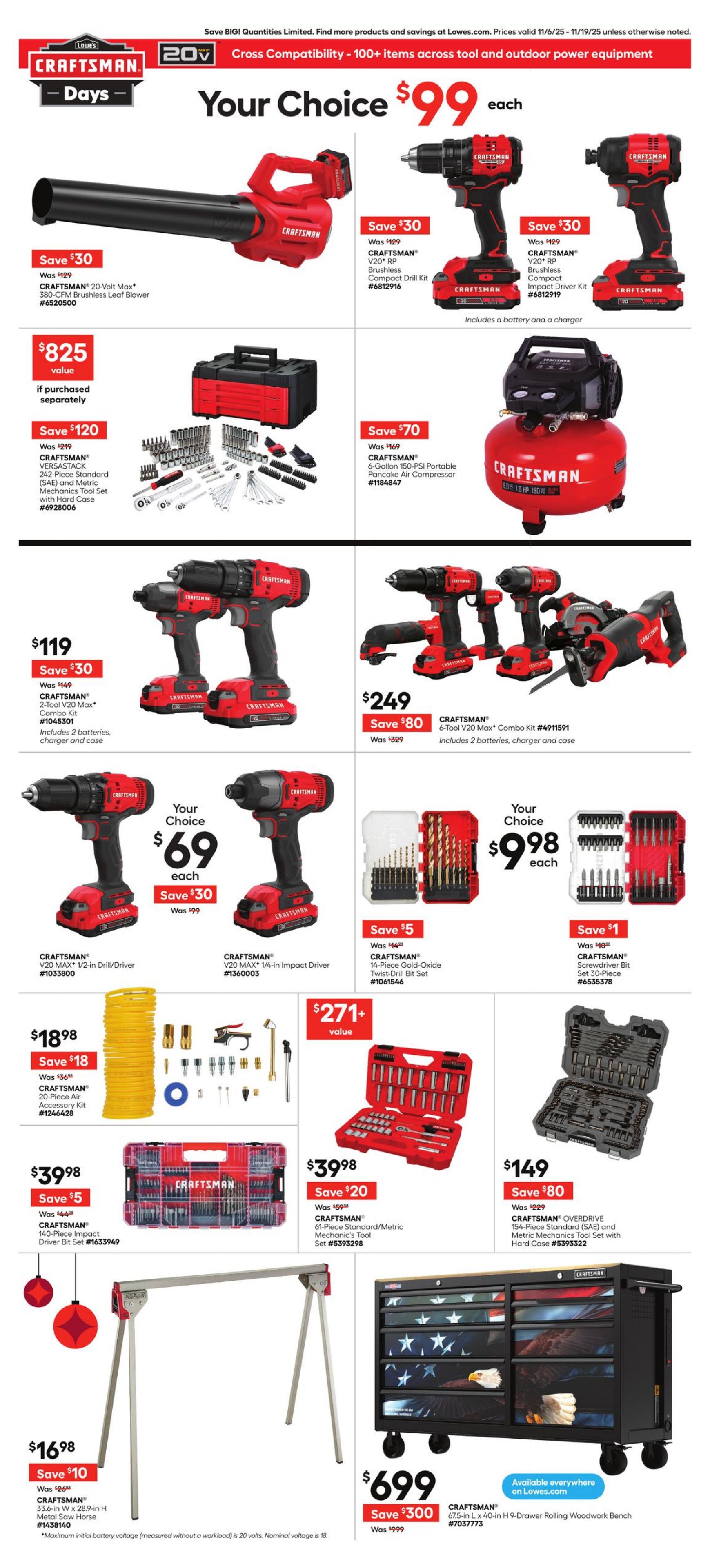 Weekly ad Lowe's 11/06/2025 - 11/19/2025