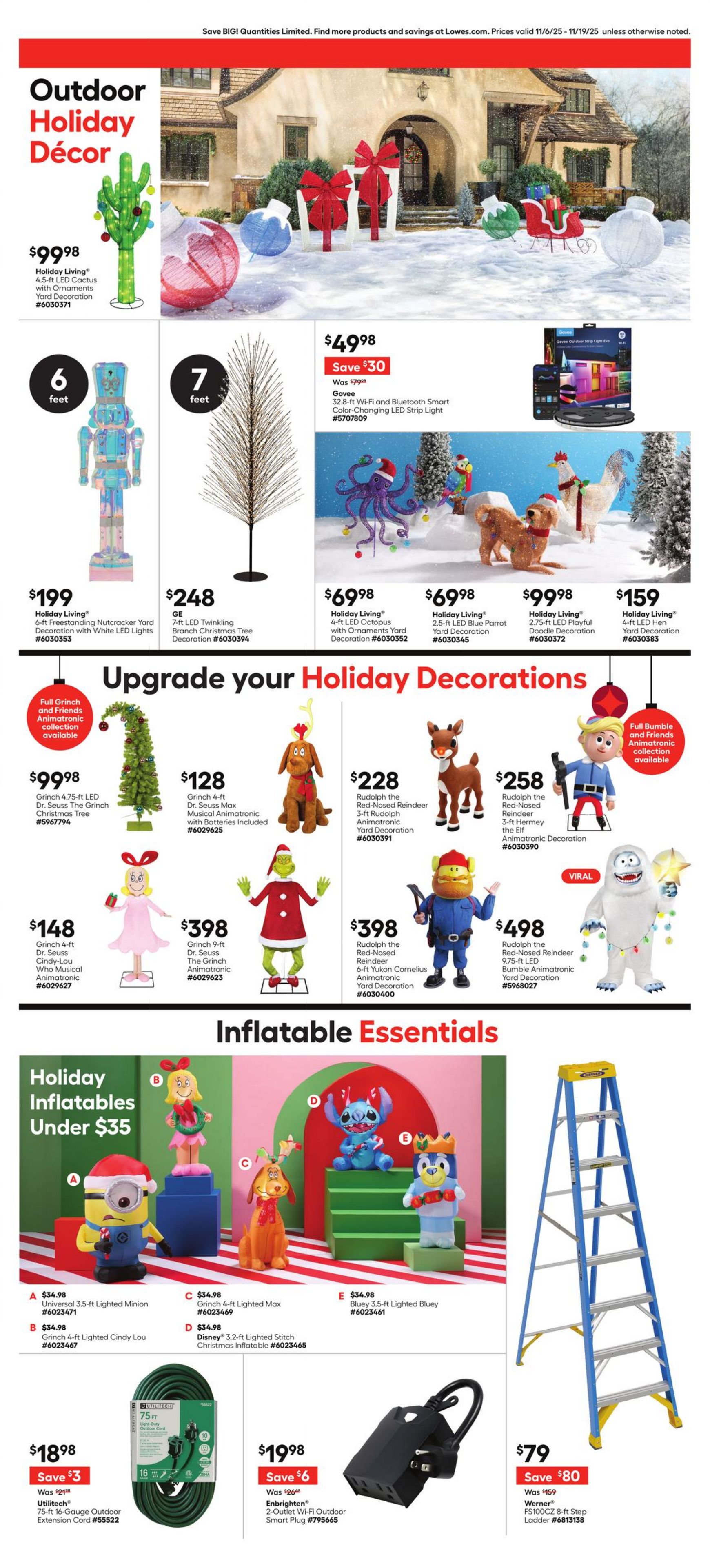 Weekly ad Lowe's 11/06/2025 - 11/19/2025