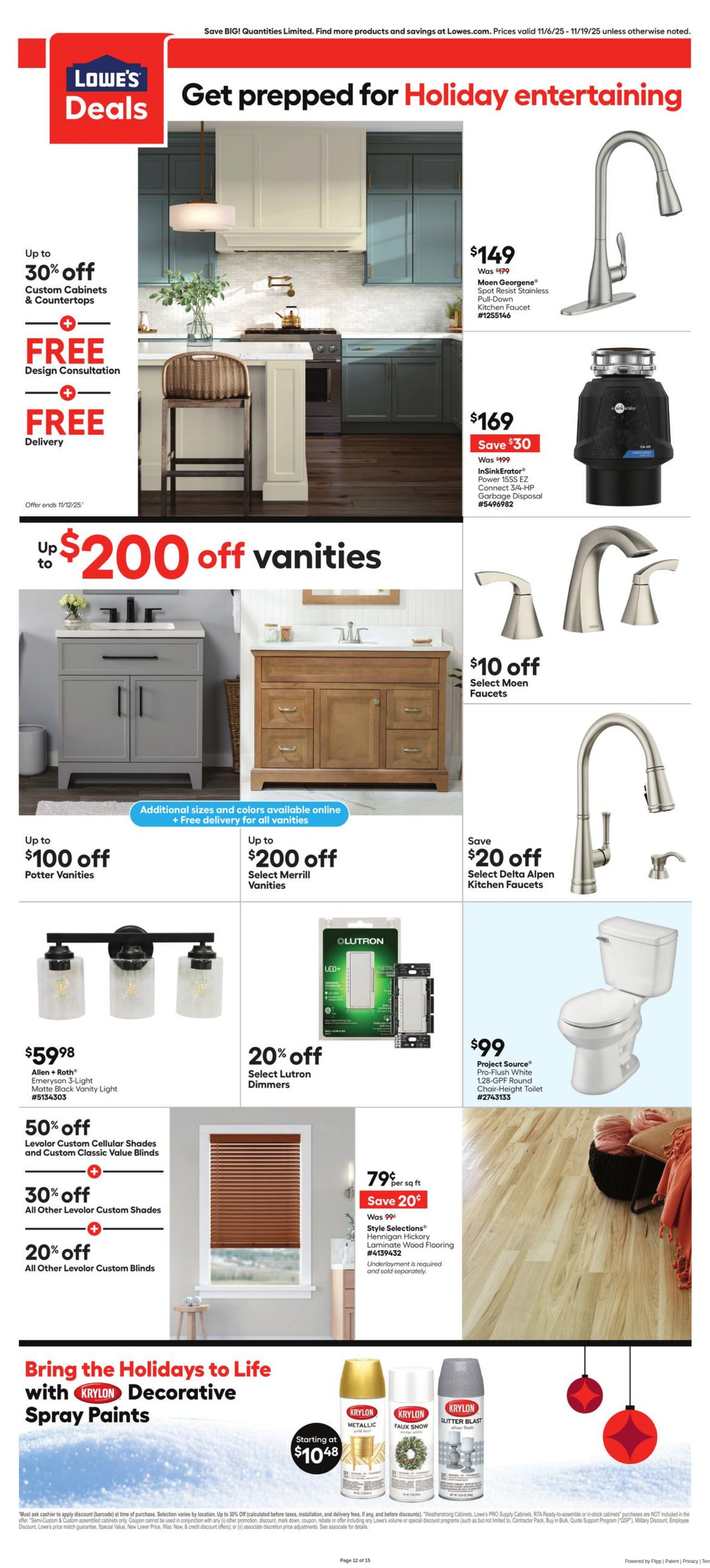 Weekly ad Lowe's 11/06/2025 - 11/19/2025
