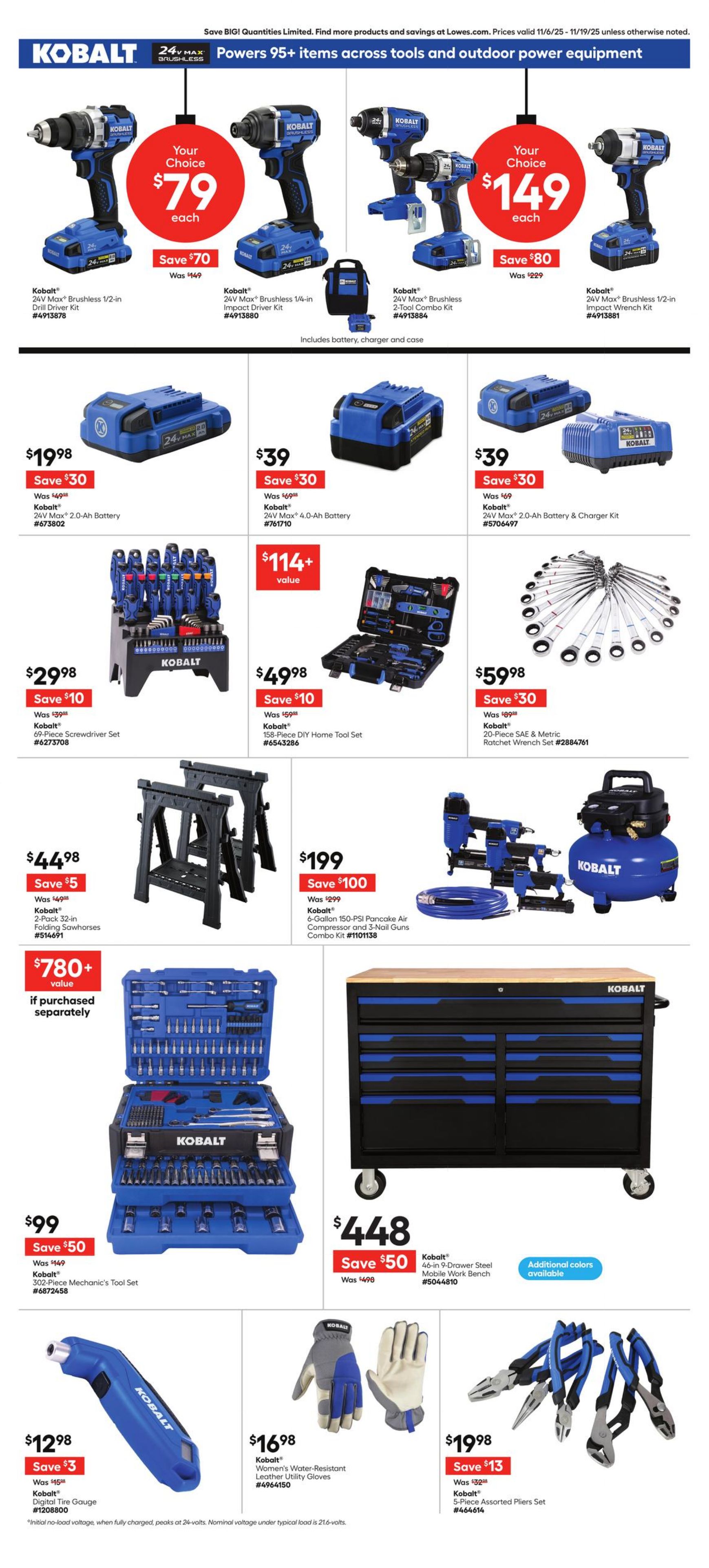 Weekly ad Lowe's 11/06/2025 - 11/19/2025