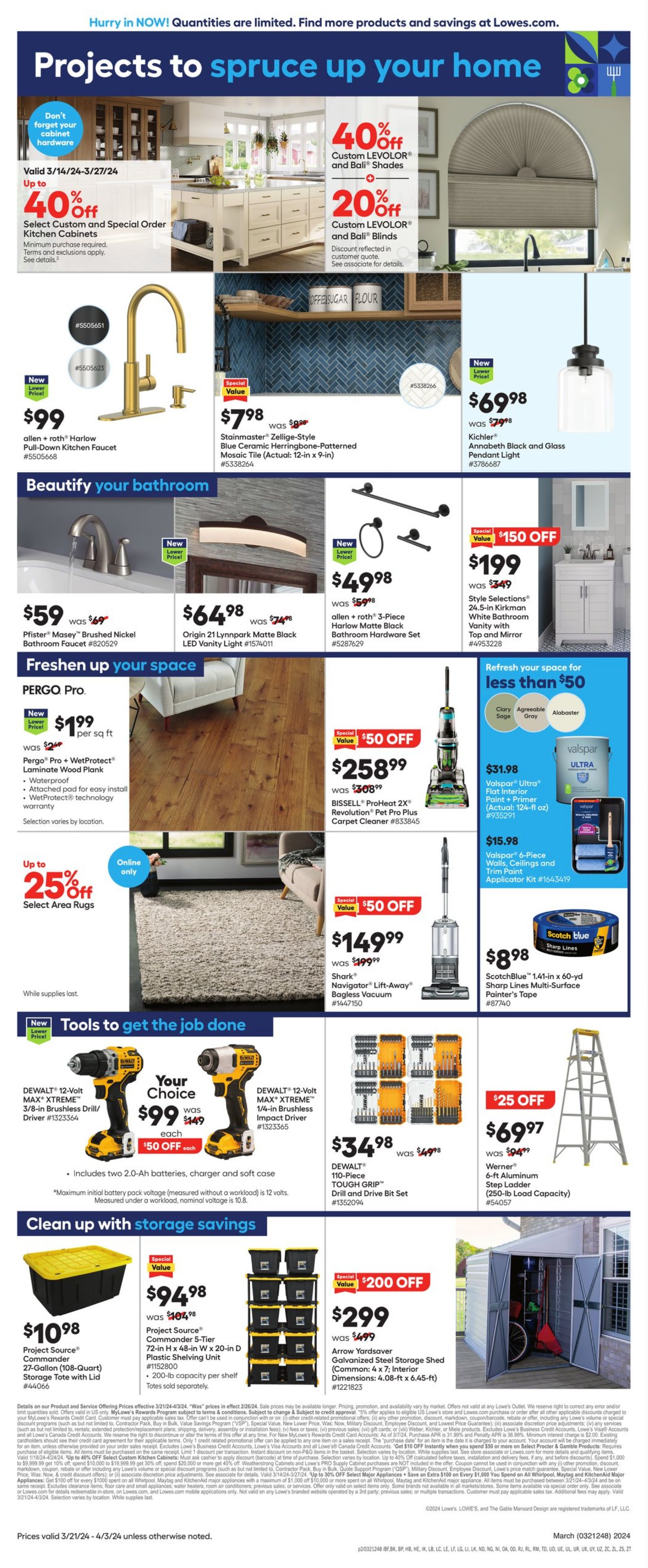 Weekly ad Lowe's 03/21/2024 - 04/03/2024