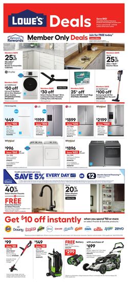 Weekly ad Lowe's 09/26/2024 - 10/16/2024