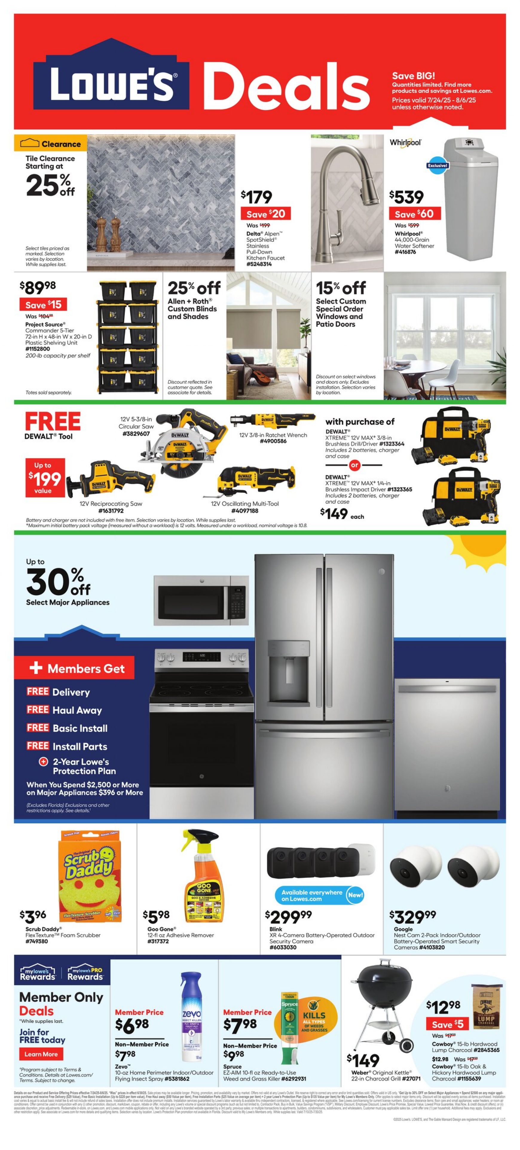 Weekly ad Lowe's 07/24/2025 - 08/06/2025