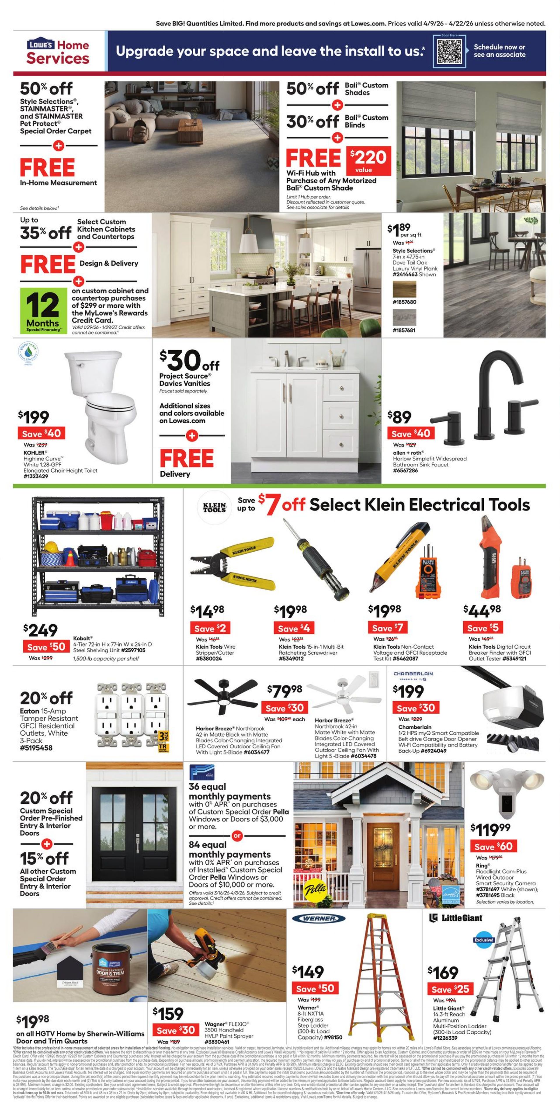 Weekly ad Lowe's 04/09/2026 - 04/22/2026