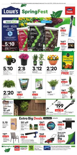 Weekly ad Lowe's 05/28/2026 - 06/10/2026