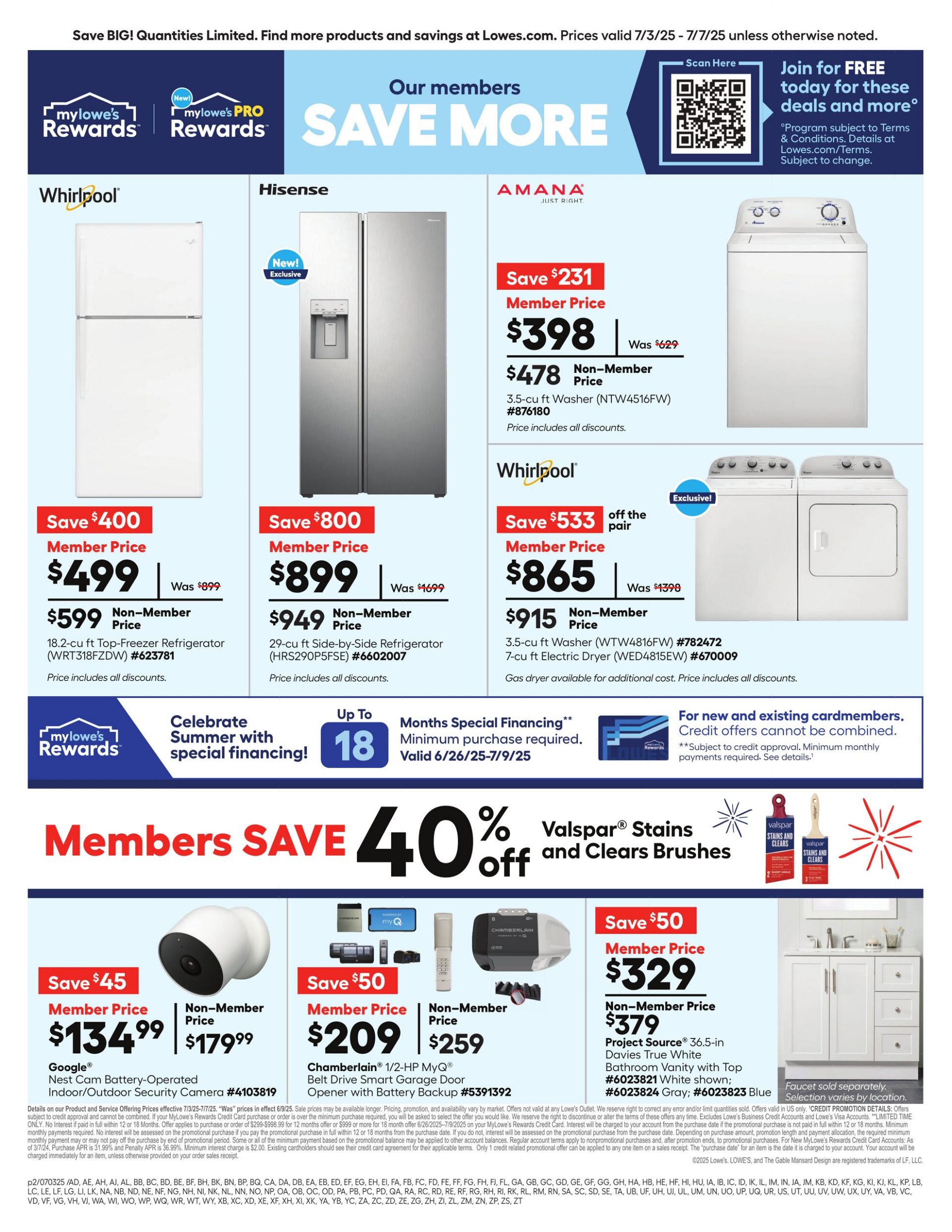 Weekly ad Lowe's 07/03/2025 - 07/07/2025