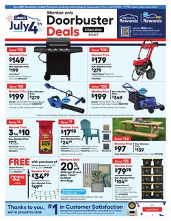 Weekly ad Lowe's 07/03/2025 - 07/07/2025