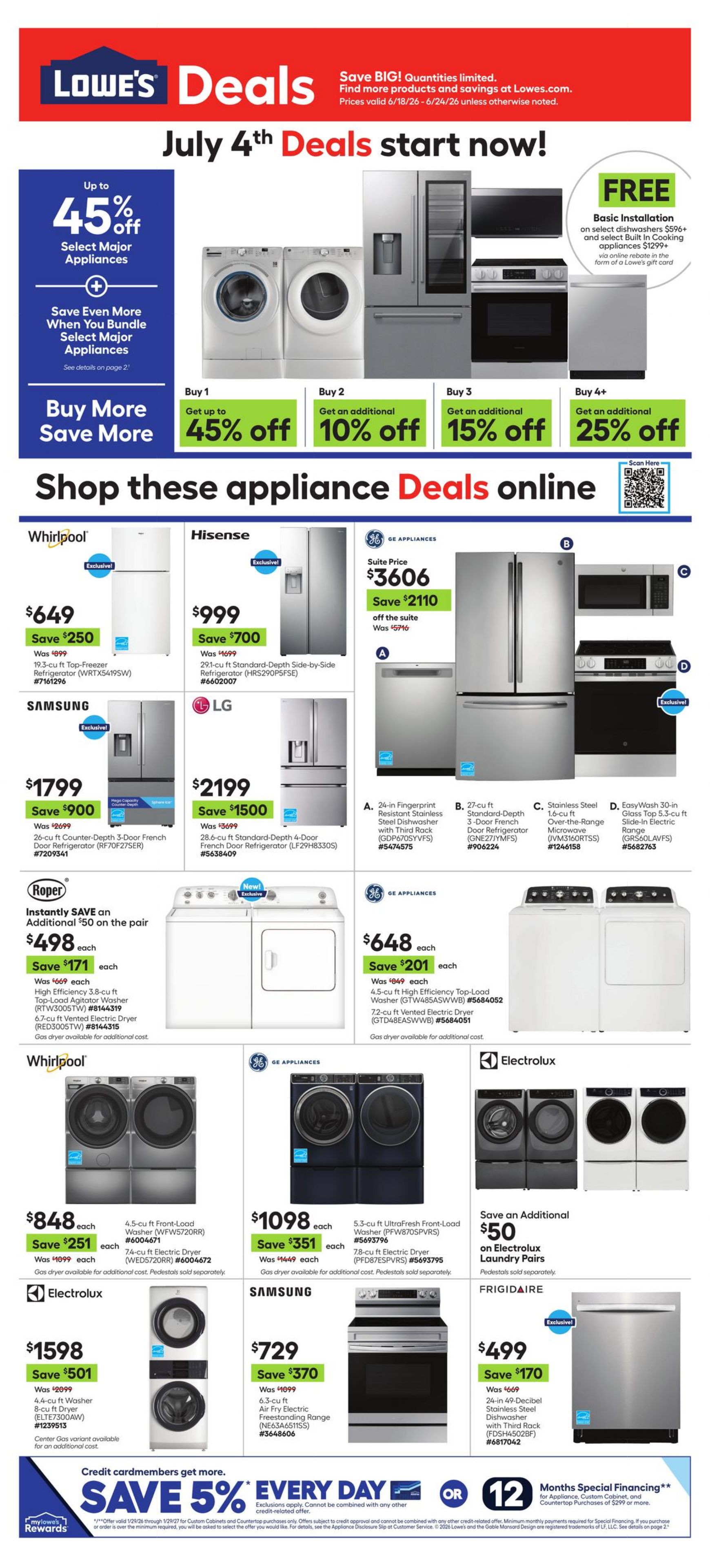 Weekly ad Lowe's - Weekly Ad Jun 18, 2026 - Jun 24, 2026