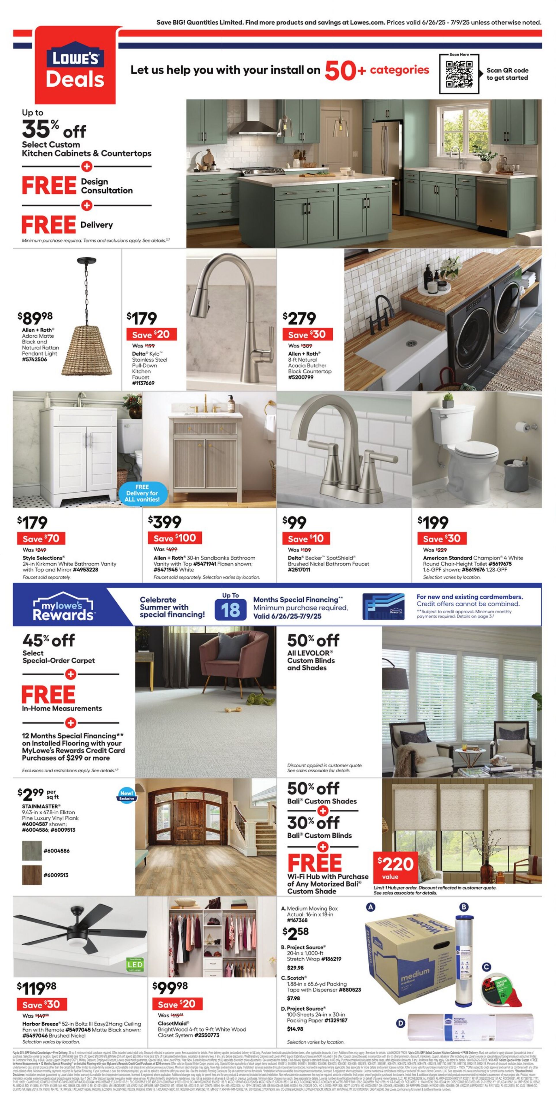 Weekly ad Lowe's 06/26/2025 - 07/09/2025