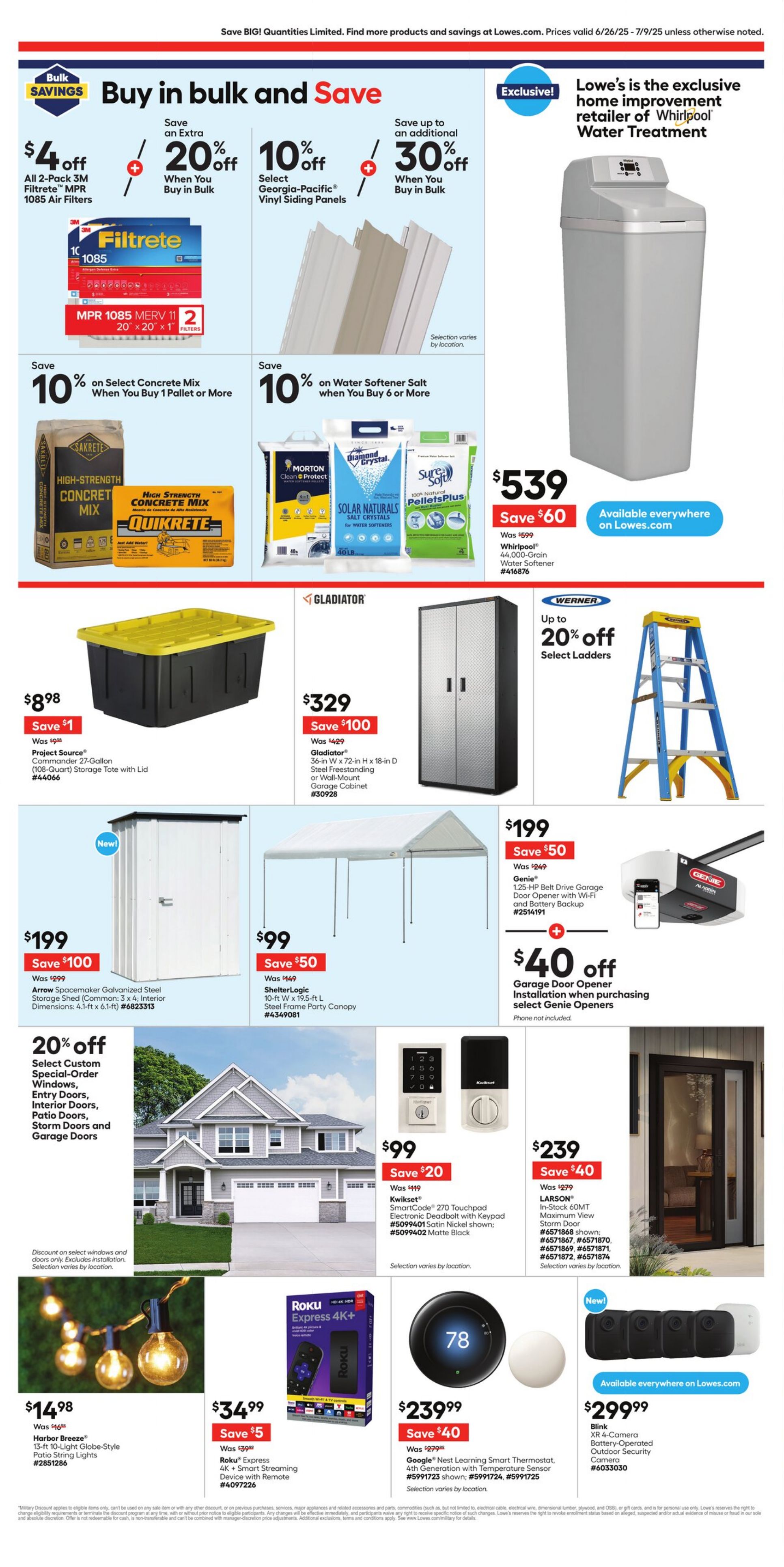 Weekly ad Lowe's 06/26/2025 - 07/09/2025