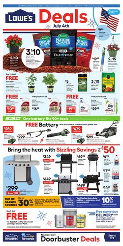 Weekly ad Lowe's 06/26/2025 - 07/09/2025