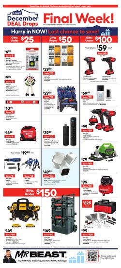 Weekly ad Lowe's 12/18/2025 - 12/24/2025