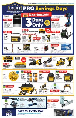 Weekly ad Lowe's 08/08/2024 - 08/21/2024